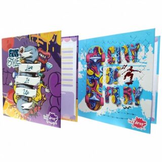 CARPETA ESCOLAR 3ANILLO "INKDROP" (3X40) SKATE