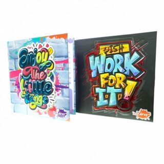 CARPETA ESCOLAR 3ANILLO "INKDROP" (3X40) PEACE