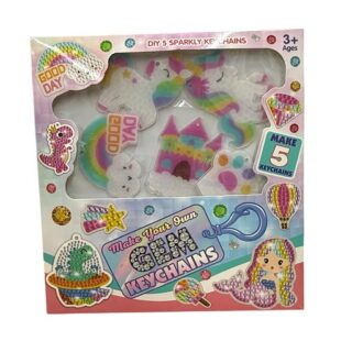 Pintando con diamantes llaveros