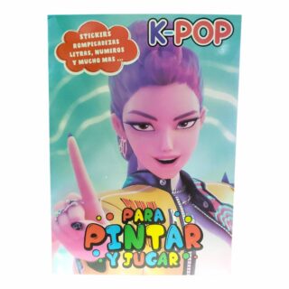 Libro de colorear con sticker K-POP