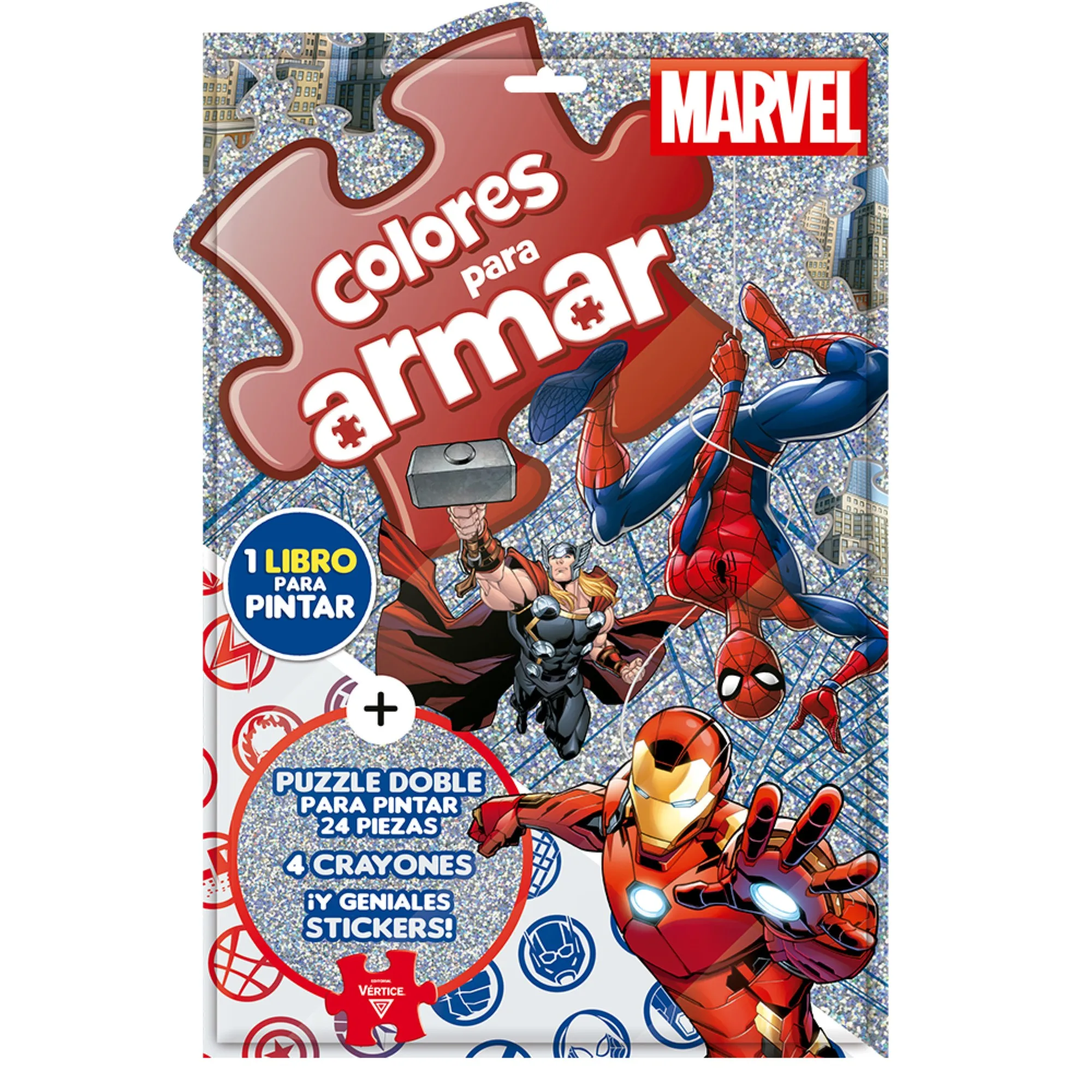 COLORES PARA ARMAR VENGADORES