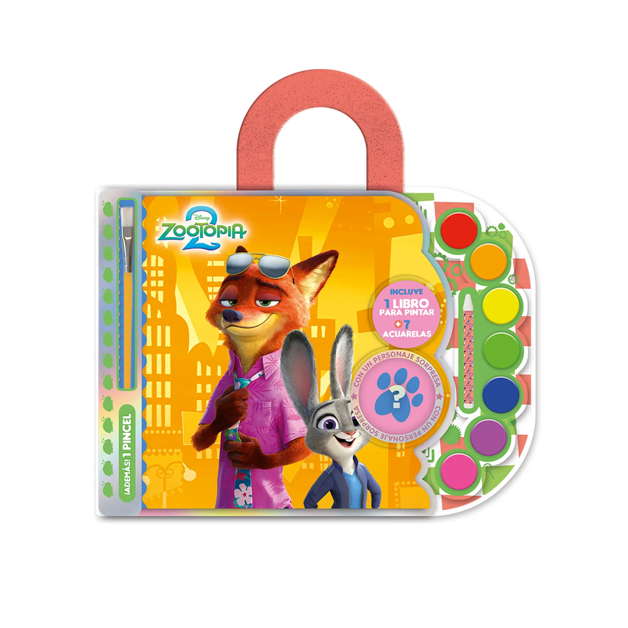 ACUARELAS BLISTER ZOOTOPIA