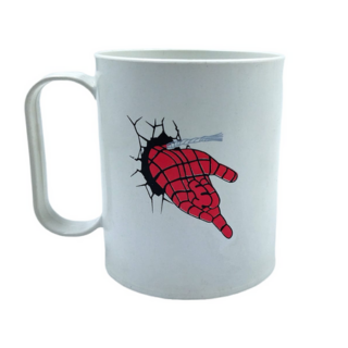 TAZA PLASTICA SPIDERMAN