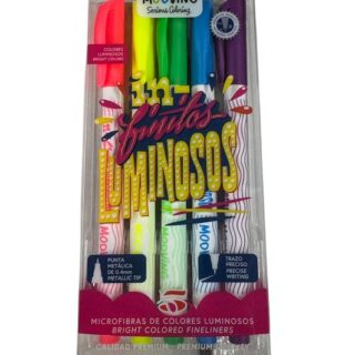 Microfibras mooving luminosas x5