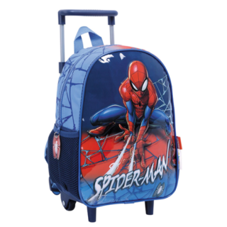 MOCHILA INFANTIL CON CARRO 12" spiderman