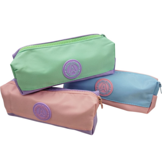 Cartuchera bi-color un cierre