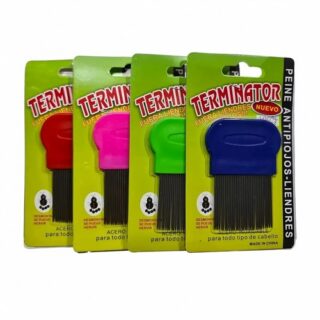 Peine fino metal antipiojos