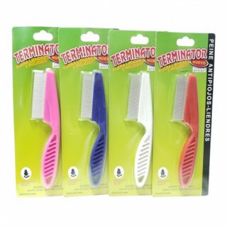 Peine fino metal antipiojos