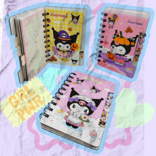 Agenda kuromu con espiral