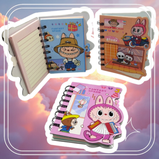 Agenda "labubu" con espiral