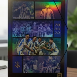 Carpeta 3 solapas c/elast.fantasia PPR AFA