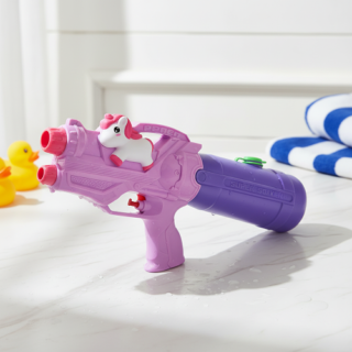 Pistola agua d/boq unicorio 35cm