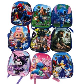 Mochila 3D personaje 1 cierre 12''