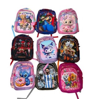 Mochila 3D personaje 3 cierres 16''