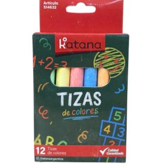 Tizas colores x12