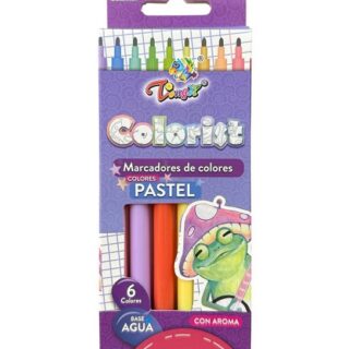 Fibras pasteles c/ aroma x6