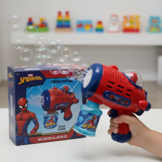 Super burbujero spiderman a pila