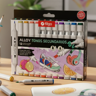 Marcador permanente FILGO ALLOY TONOS SECUNDARIOS X12U