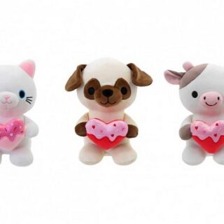 ANIMALES C/ CORAZON 24CM