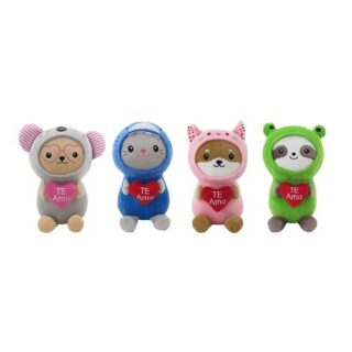 ANIMALES CORAZON DISFRAZ 35 CM