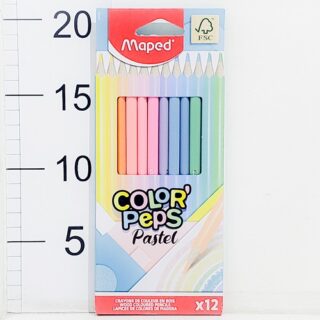 Lapices maped color peps pastel x12 largos