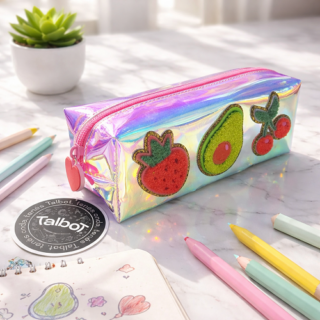 Cartuchera crazy plush FRUTAS 1 cierre