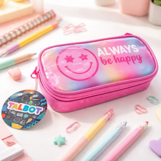 Cartuchera TALBOT pouch HAPPY 1 cierre