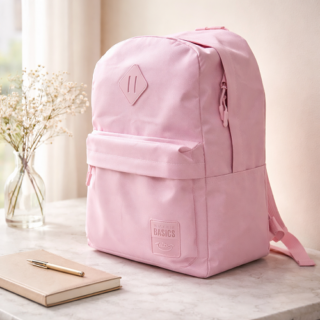 Mochila espalda TALBOT classicas lisa ROSA FRESCO 42CM