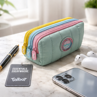 Cartuchera MULTICOLOR AQUA ROSA AMARILLO