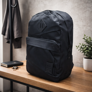 Mochila espalda TALBOT classicas lisa NEGRA 42CM