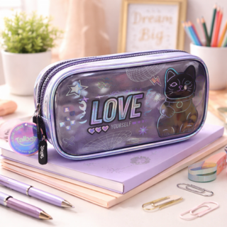 Cartuchera CLEAR LOVE YOURSELF