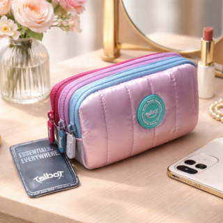 Cartuchera MULTICOLOR ROSA FUCSIA AQUA