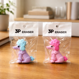 Goma de borrar CANICHE 3D x unidad