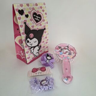 Combo Kuromi cepillo y colitas