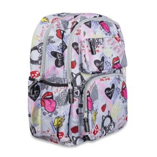 Mochila espalda pro rocker amor gris 43cm