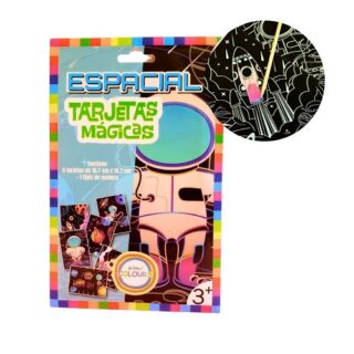 Papel mágico ESPACIAL x6 tarjetas + 1 lapiz madera