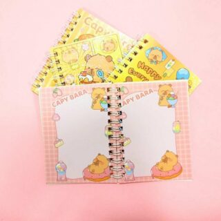 Libreta CAPYBARA c/sticker 14 hojas