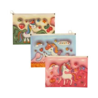 Sobre A4 unicornio cierra facil