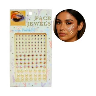 Sticker brillos strass perladas/tornasol forma varias