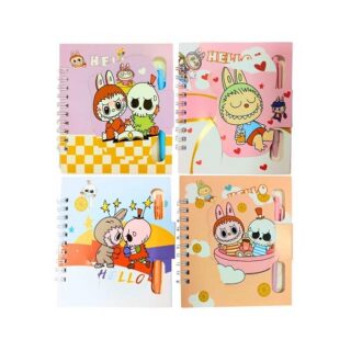 Libreta LABUBU c/birome boligrafo 50 hojas