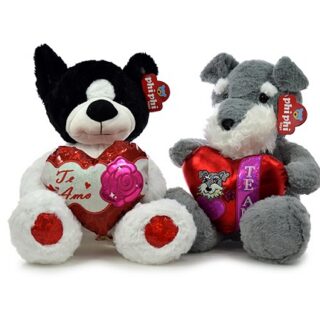 PERROS CORAZON 40 CM