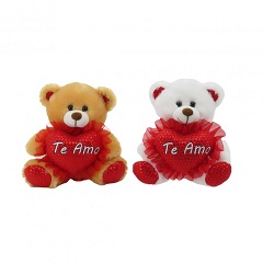 OSO C/CORAZON 23CM 2 COLORES