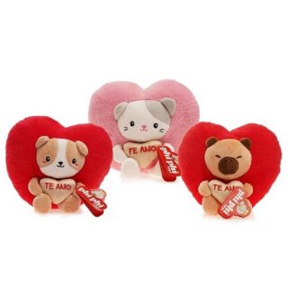 CORAZON CARA ANIMALES 22 CM