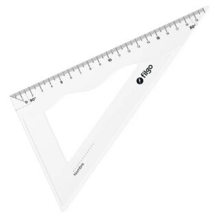 Escuadra acrilico FILGO geox 60° 20cm