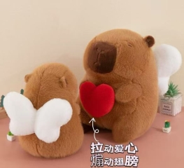 LLAVERO CAPIBARA MUEVE ALAS CORAZON