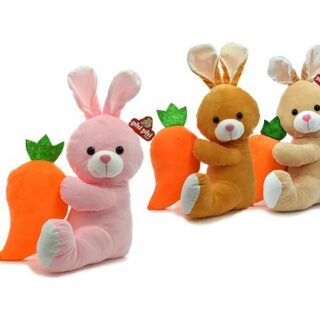 CONEJA CON ZANAHORIA 40 CM