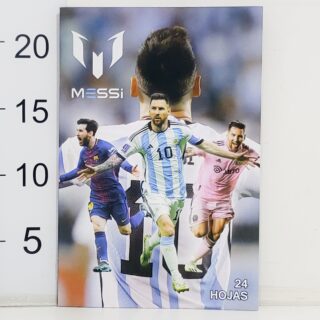 Cuaderno t/flexible personaje 24hojas rayadas MESSI
