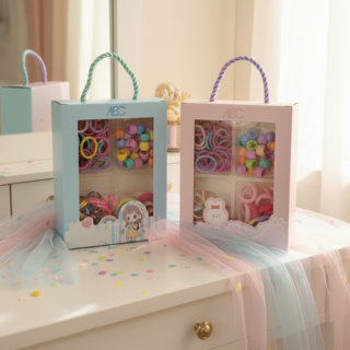 Colita de pelo en caja