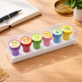 Sello emojis x6 en caja