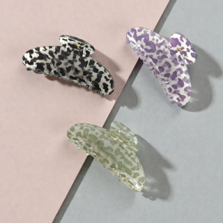 BROCHE PARA PELO animal print